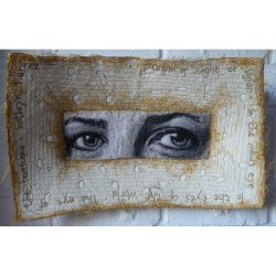 Fiber Platter featuring Ilse's Eyes